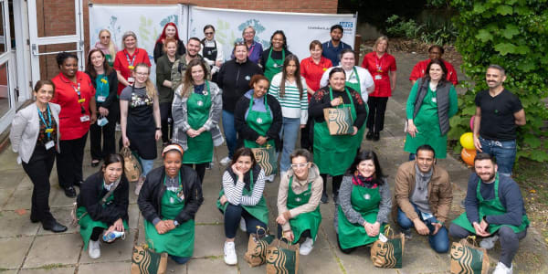 South east London Starbucks stores go the extra mile for our charity